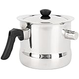 KARL HAUSMANN Edelstahl Milchtopf Induktion - 1.5L - Doppelwandig...