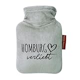 Huuraa Taschenwärmer Homburg verliebt Geschenk 0,2 Liter Grey Mini...