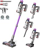 Suafsu Akku Staubsauger Kabellos 550W 45000Pa - Langer Laufzeit mit LED...
