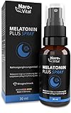 Melatonin Einschlafspray hochdosiert - natürliches Schlafhormon bei Jetlag...