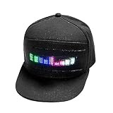 DEWIN LED Hüte, programmierbare Bluetooth-APP-Steuerung bearbeitbarer...