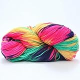 VIXDA 50 g/Knäuel, farbverlaufsgefärbtes Häkelgarn, weiches, warmes...