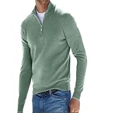 FFFF & OLFEH Herren Strickpullover Kaschmirpullover, Herrenpullover aus...