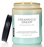 M&SENSE Orange Creamsicle Sommer-Duftkerze, 550 g, 110 Stunden, langsam...