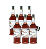 Giffard 6er-Set Zimt Sirup Sirop Cannelle Cinnamon Syrup 6x1L