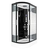 AcquaVapore Dampfdusche Sauna Dusche Duschkabine D30-73M3L-EC 120x80 cm MIT...