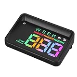 Veemoon Tachometer Für Auto Mit Digitalem Geschwindigkeitsmesser, Kompass...