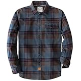 Dubinik® Flanellhemd Herren Langarm Regular Fit Kariert Button Down Warm...