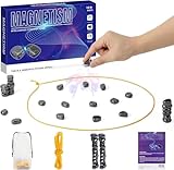 ROMANVIC Magnetspiel,Tischspiele Magnetisches Schachspiel,Puzzle Checkers...
