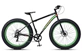 WYNN Fatbike 26 Zoll FAT2.0 schwarz-orange | 46 cm Aluminiumrahmen |...