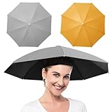 YANGSHINE 2 x Regenschirmhut mit Gummiband, Outdoor-Angelschirm, faltbar,...