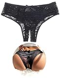 ohyeahlady String Tanga Damen Sexy Dessous Offener Schritt Spitze Slip...
