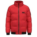 SRZYMJ Mantel Herren Winter Dickes Flauschfutter Wintermantel Parka...