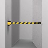 DBXMJWCMDT 2 m/5 m/10 m Wandmontiertes, einziehbares Absperrband mit...