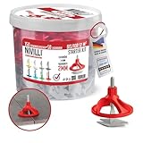 Nivilli SPINNY - STARTER-SET - 150 Laschen + 50 Zughauben! Nivelliersystem,...