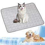 Haustier Kühlmatte, Selbstkühlende Hundematte, Kühldecke Katzen mit...