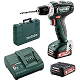 Metabo Akku-Bohrschrauber BS 12-12V 40 Nm Drehmoment, LED-Licht,...