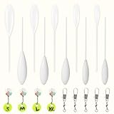 19 Stück Fishing Sbirolino Set Sbirolino Schwimmend 8g, 10g, 12g, 15g,...