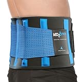 MEDiBrace Rückenstützgürtel Rückenbandage, Lendenwirbelstütze für...