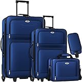 KESSER® 4tlg Trolley Kofferset | Reisekoffer Set mit Rollen | Komplettes...