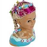 Theo Klein 5398 Schmink- und Frisierkopf 'Mariella' | Mit Haarschmuck,...