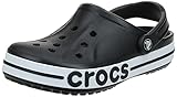 Crocs Unisex Adult Bayaband Clog, Black/White, 43/44 EU