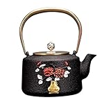 Teekessel aus Gusseisen – Pfeifende Teekanne mit robustem Chirurgenstahl...