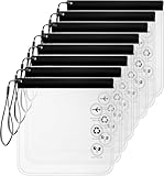 8 Stück Kulturbeutel Transparent, 1 Liter Flüssigkeitsbeutel mit...