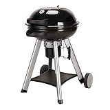 TAINO NEO Holzkohle-Kugelgrill mit klappbarem Deckel Kettle-Grill Ø 57 cm...