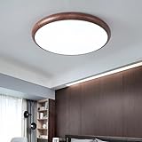 Schlafzimmerleuchte LED Deckenleuchte Rund Schlafzimmer Lampe Dimmbar mit...