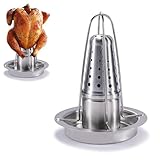ChicSolis Hähnchenbräter aus Edelstahl - Vertikaler Hähnchengrill mit...