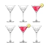 Pasabahce 440176 Martini Glas „Timeless“ im Kristall-Design, Höhe ca....