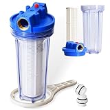 ONBEST Wasserfilter – 6000 l/h – 5,5 bar – 1 Zoll Anschluss...