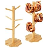 VAVPUP 2 Stück Brezelständer,Brezelhalter aus Holz in Baumform,Stabil...