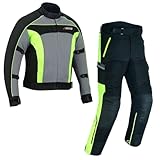 WMW WALI MOTO WEAR Motorradkombi 2-Teilig Herren, 2-Teiler Textil mit...