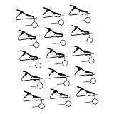 BESTonZON 15 Stück Mikrofonzubehör Clip-Mikrofon Mikrofon-Revers-Clip...