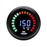 ETOPARS Automotor Kfz Fahrzeug 2 Zoll 52mm Rauch Len Digital Öltemperatur...