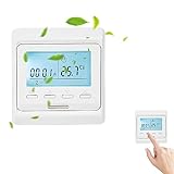 Digital Thermostat Fussbodenheizung Wasser, LCD Digital Thermostate Heizung...