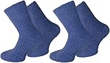 normani 2 Paar Samtweiche Kuschelsocken für Damen - erhältlich in...