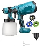 Akku Farbsprühsystem, Ersatz für Makita,500W 1000ML HVLP...
