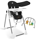 KIDIZ® 3in1 Hochstuhl Kinderhochstuhl inkl. Spielbügel, Babyliege,...