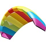 HQ Lenkmatte Lenkdrachen Kick 180 Single Skin Kite, Vierleiner Matte ohne...