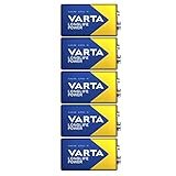 Varta High Energy 4922 Batterie High Energy 9V Block Batterien (geeignet...