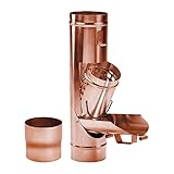 FLORANTIA Laubsammler Kupfer mit Korb DN 76-120 inkl. Adapter...