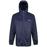 Regatta Herren Regenjacke Pack It III wasserfest (2XL) (Marineblau)