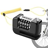 Motorradschloss, Bremsscheibenschloss | 4-stellige Zahlenkombination |...