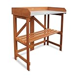 HABAU Pflanztisch aus Hemlocktanne, klappbar, FSC-Zertifiziert, 85 x 44 x...
