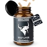 Animal Based Rinderleber [240 Kapseln] - Natürliches Eisen, Vitamin A,...