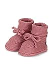 Sterntaler Baby-Mädchen Schleife Strick-Schuh, Rosa, 17-18 EU