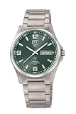 ETT Eco Tech Time Funk Solar Herren Uhr Analog mit Titan Armband...